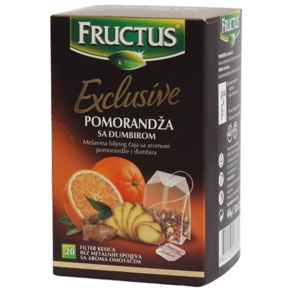 FRUCTUS čaj pomorandža đumbir 44g 0