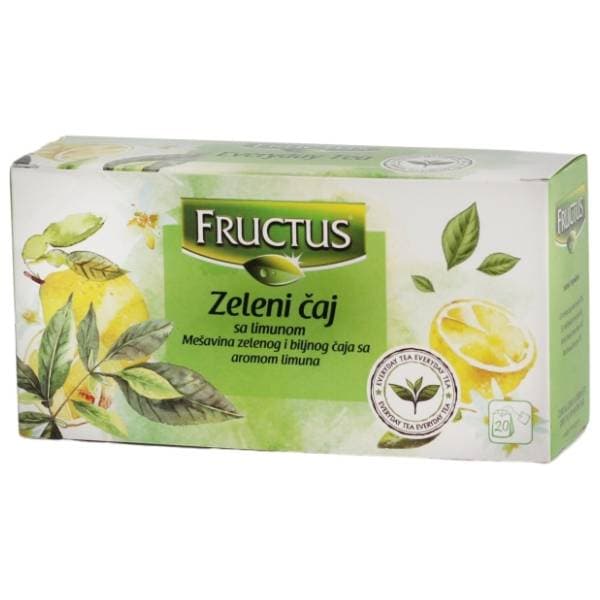 FRUCTUS zeleni čaj limun 30g 0