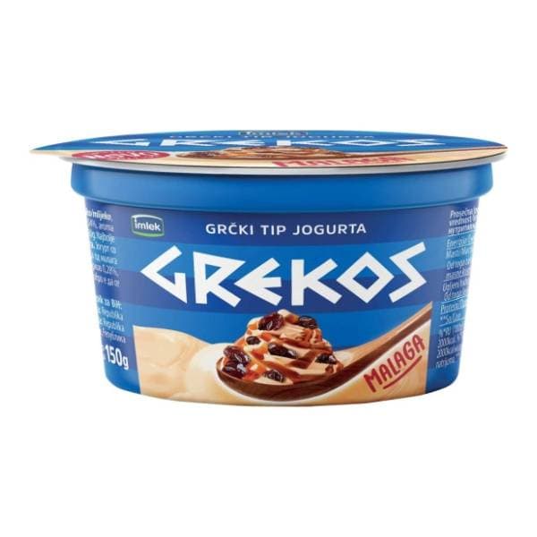 Grčki jogurt GREKOS malaga 150g 0