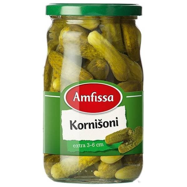 Kornišoni AMFISSA extra 680g 0