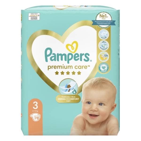 PAMPERS Premium care JP 3 78kom 0