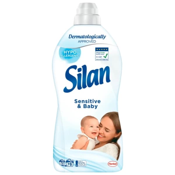 SILAN Sensitive & baby omekšivač za veš 76 pranja (1,672l) 0