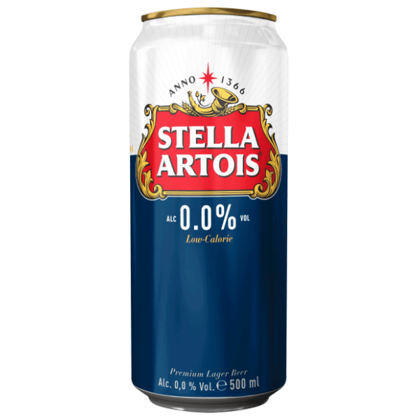 STELLA ARTOIS bezalkoholno pivo 0.0% 0.5l 0