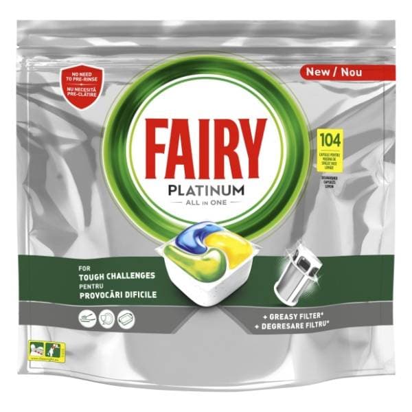 Tablete FAIRY Platinum 104kom 0