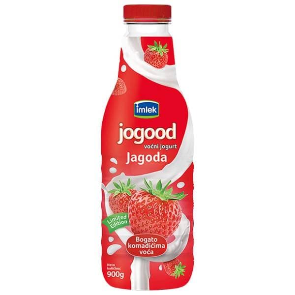 Voćni jogurt JOGOOD jagoda 900g Imlek 0