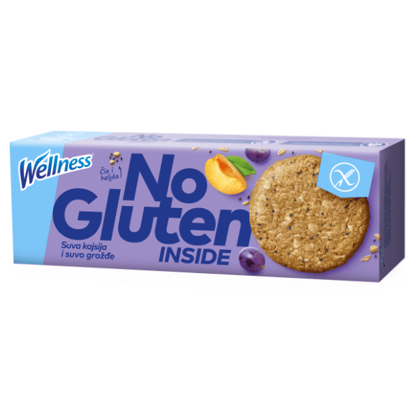 WELLNESS keks No gluten inside 140g 0