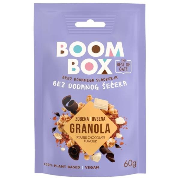 BOOM BOX granola dupla čokolada 60g 0