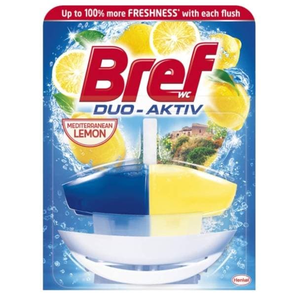 BREF WC osveživač duo active lemon 50ml 0