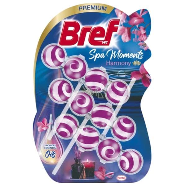 BREF WC osveživač spa moments harmony 3x50g 0