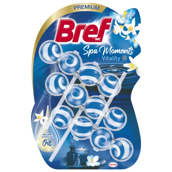 BREF WC osveživač spa moment 3x50g 0