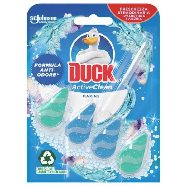 DUCK WC osveživač active clean Marine 38,6g 0