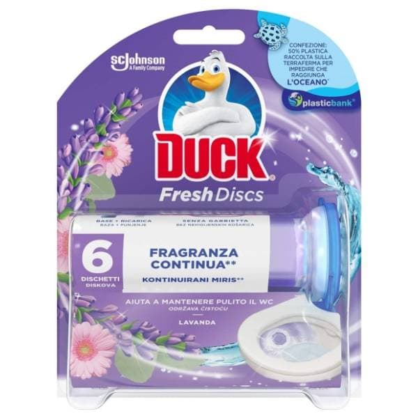 DUCK WC osveživač Fresh disc lavanda 36ml 0