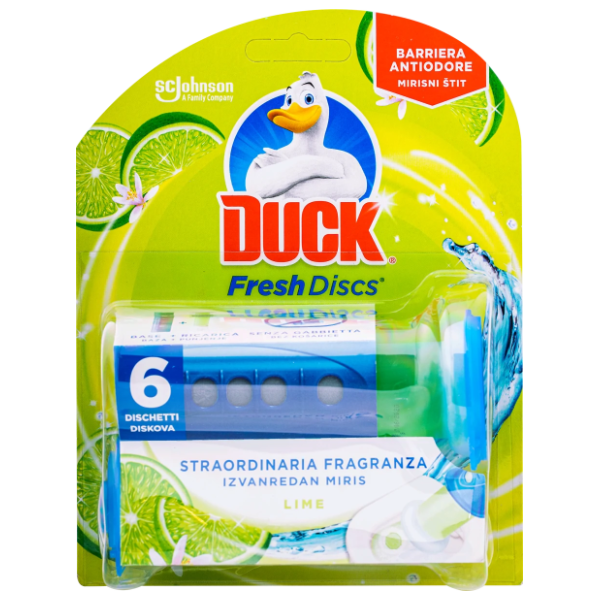 DUCK WC osveživač Fresh disc lime 36ml 0