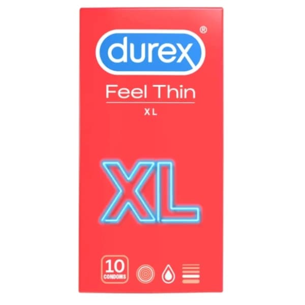 DUREX kondomi Feel thin XL 10kom 0