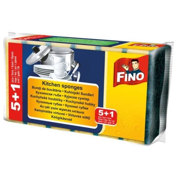 FINO sunđer abrazivni 5+1kom gratis 0