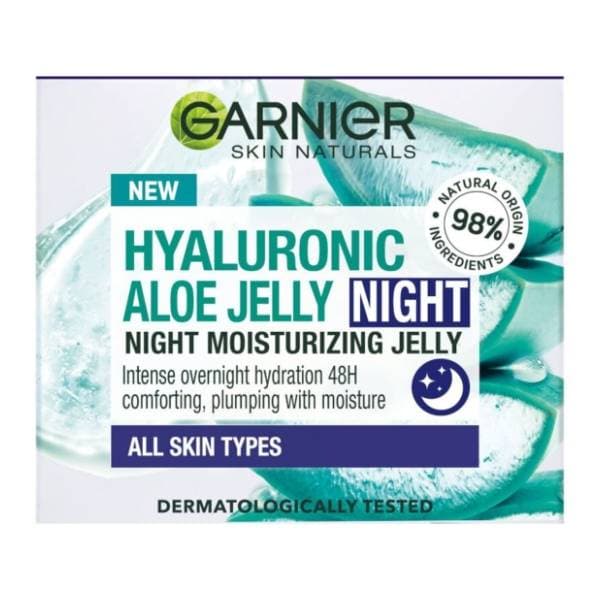 GARNIER Hyaluronic Aloe noćna gel krema za lice 50ml 0