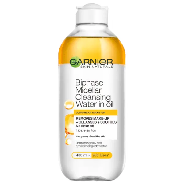 GARNIER dvofazna micelarna voda za čišćenje lica 400ml 0