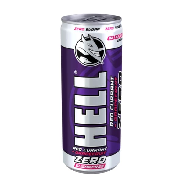 HELL zero crvena ribizla 250ml 0