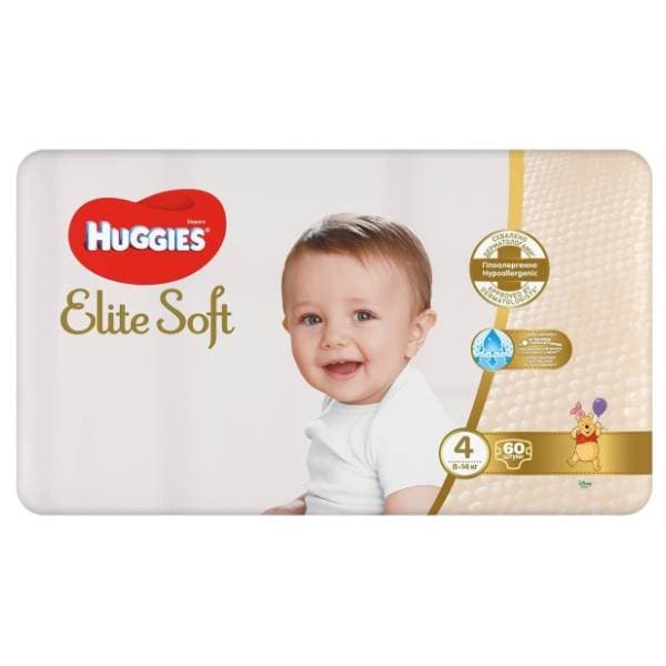 HUGGIES pelene Elite Soft 4 60kom 0