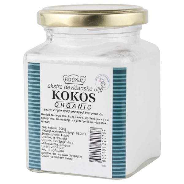 Kokosovo ulje BIO ŠPAJZ organsko 200g 0