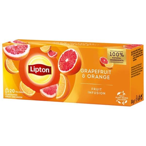 LIPTON čaj grejpfrut i pomorandža 34g 0