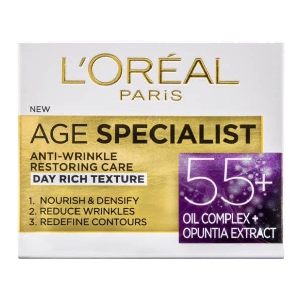 L'OREAL Age specialist 55+ dnevna krema za obnavljanje kože 50m 0