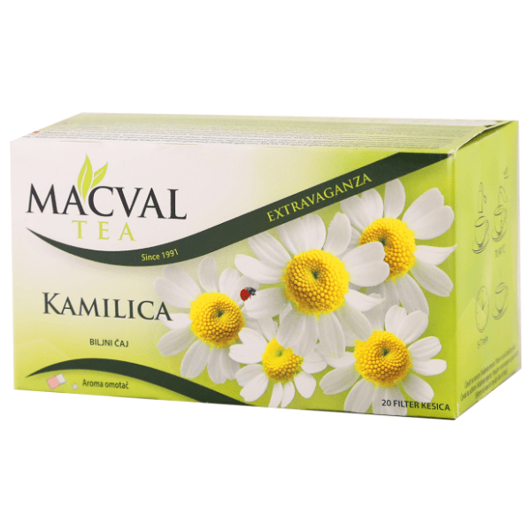 MACVAL čaj kamilica extravaganza 20g 0