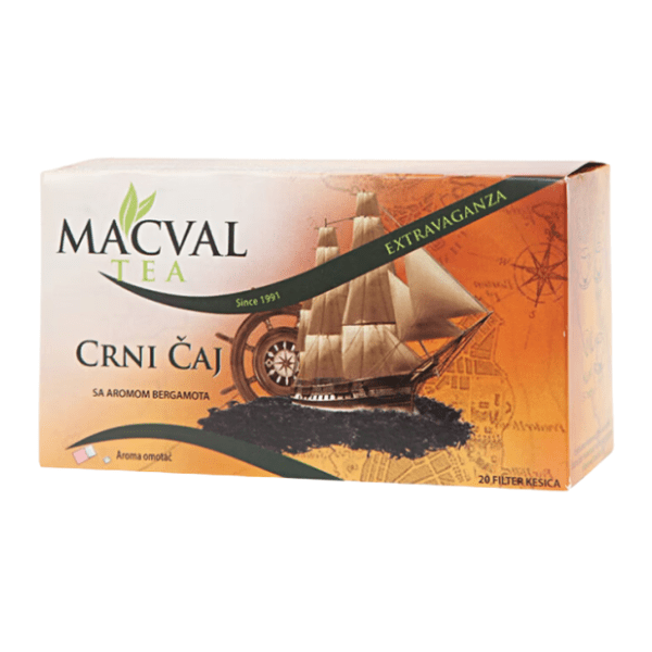 MACVAL crni čaj sa aromom bergamota 40g 0