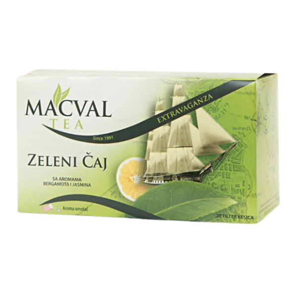 MACVAL zeleni čaj sa bergamotom i jasminom 40g 0