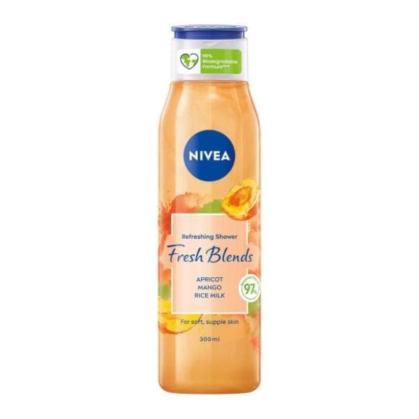 NIVEA gel za tuširanje Fresh blends apricot mango rice 300ml 0