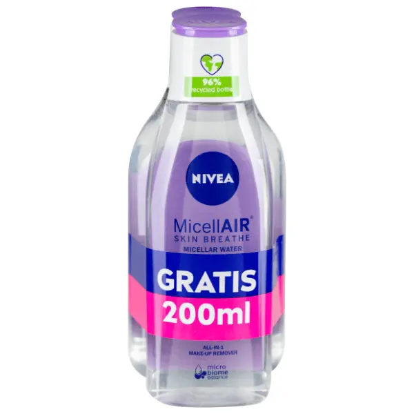 NIVEA micelarna voda 400ml + micelarna voda 200ml GRATIS 0