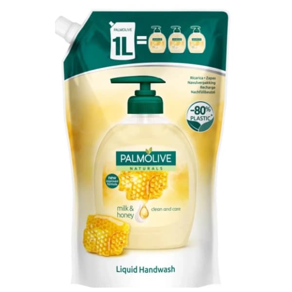 PALMOLIVE Milk & honey tečni sapun doypack 1l 0
