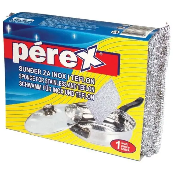 PEREX sunđer za inox i teflon 1kom 0