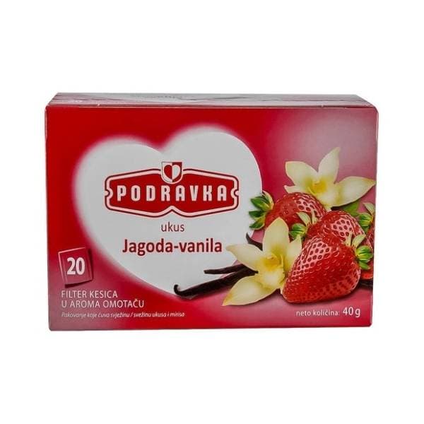 PODRAVKA čaj jagoda i vanila 40g 0