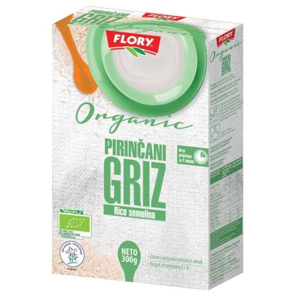 Griz FLORY pšenični organic 300g 0
