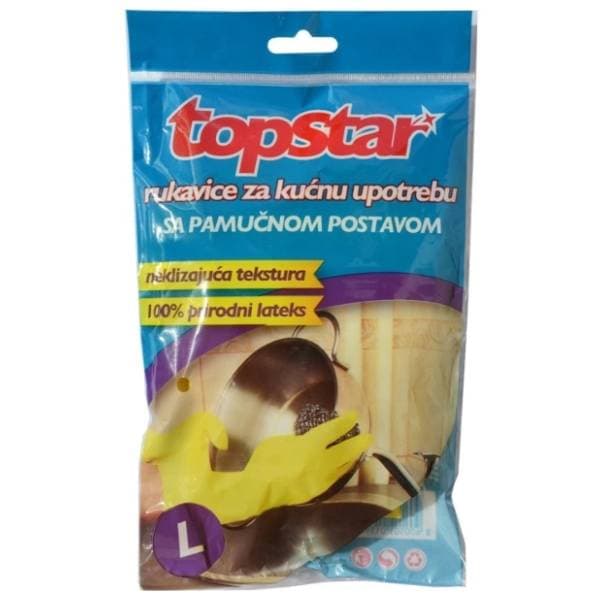 TOP STAR gumene rukavice L 1kom 0
