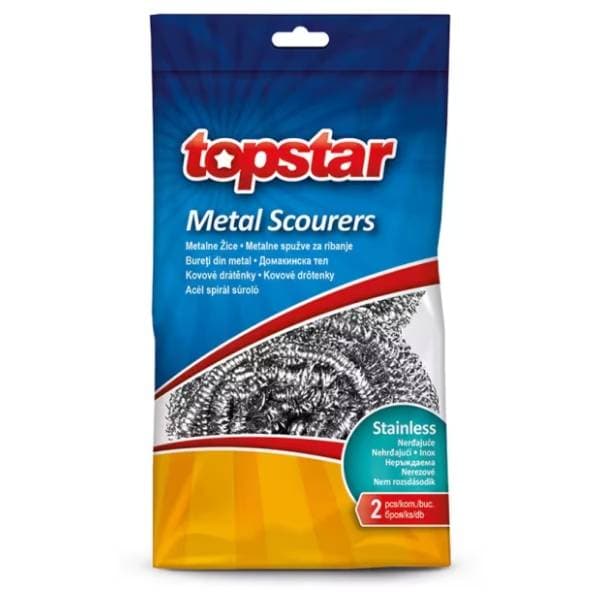 TOP STAR žica za sudove inox 2kom 0