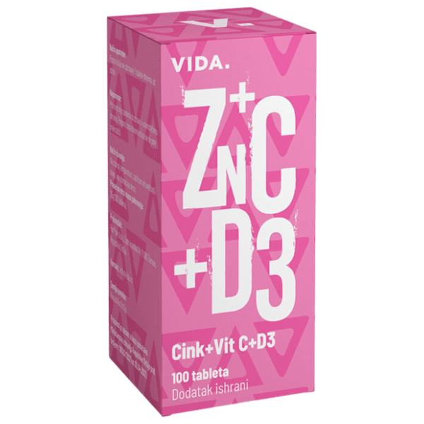 VIDA cink + vitamin C + D3 complex vitamina 0