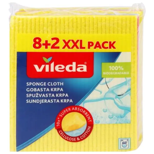 VILEDA sunđeraste krpe 8+2kom gratis XXL 0