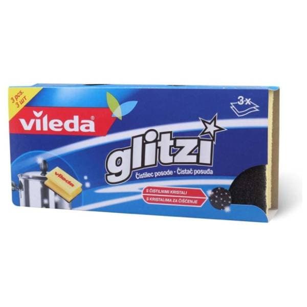 VILEDA sunđer glitzi crystal 3kom 0