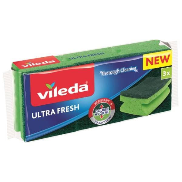 VILEDA sunđer ultra fresh high foam 3kom 0