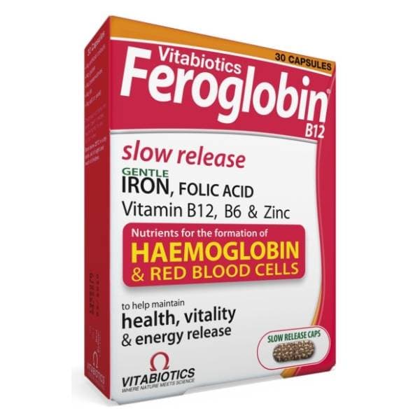 VITABIOTICS Feroglobin B12 30 kapsula 0