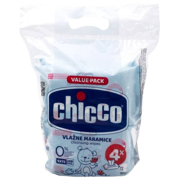 Vlažne maramice CHICCO 4x72kom 0