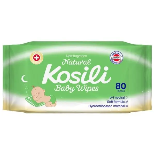 Vlažne maramice KOSILI All natural 80kom 0