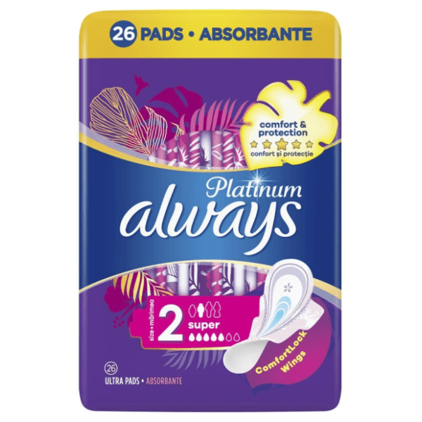ALWAYS Platinum Super higijenski ulošci 26kom 0