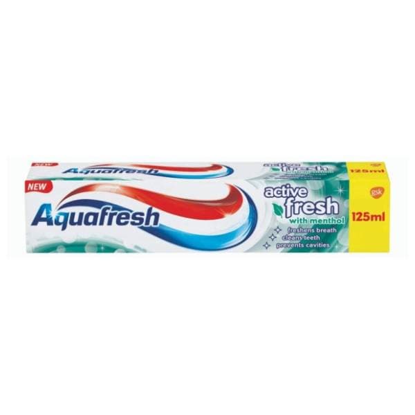 AQUAFRESH Active fresh pasta za zube 125ml 0