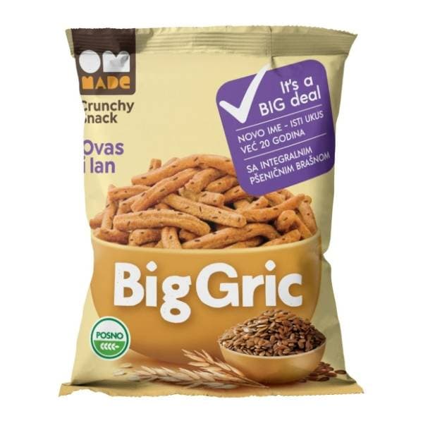 BIG GRIC grisine ovas i lan 70g 0