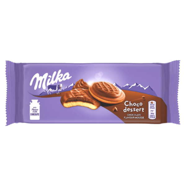 MILKA biskvit čokolada 128g 0