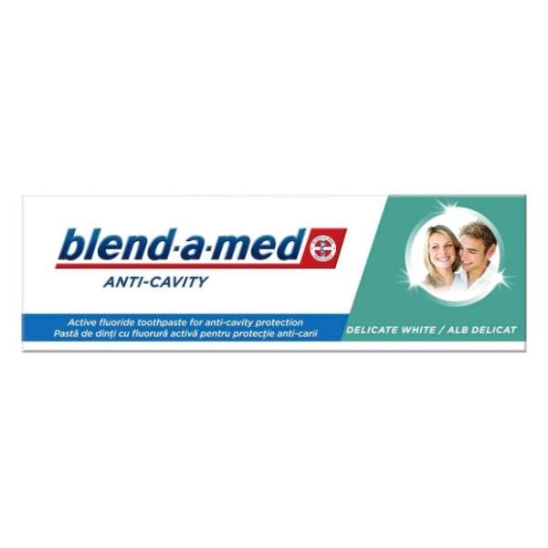 BLEND-A-MED Anticavity Delicate white pasta za zube 75ml 0