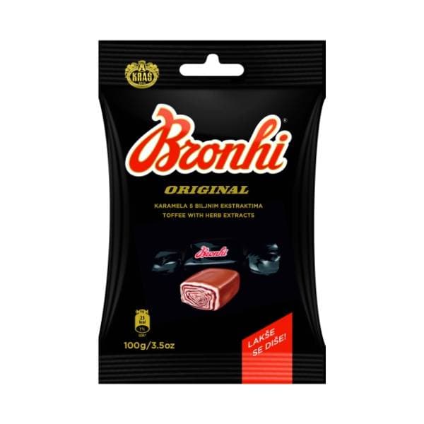 Bombone KRAŠ Bronhi original 200g 0